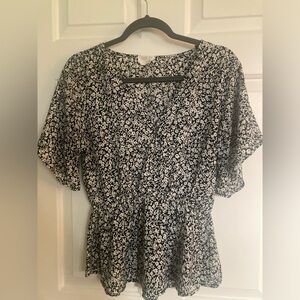 Flattering Floral Blouse